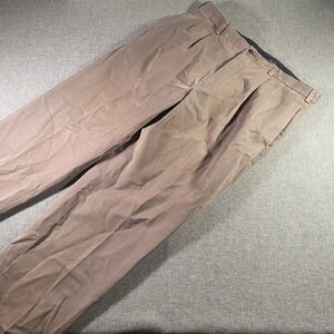 Brooks Brothers Advantage Chino Elliot Pleated Mens Pants W37 L30